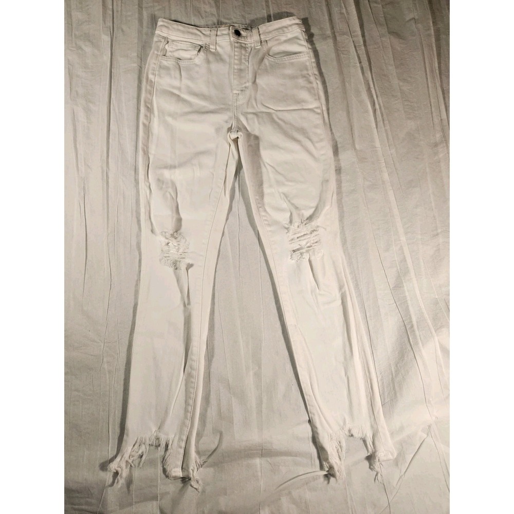L'AGENCE High Line High Rise Skinny Jeans in White 27 L Agence Lagence Pants